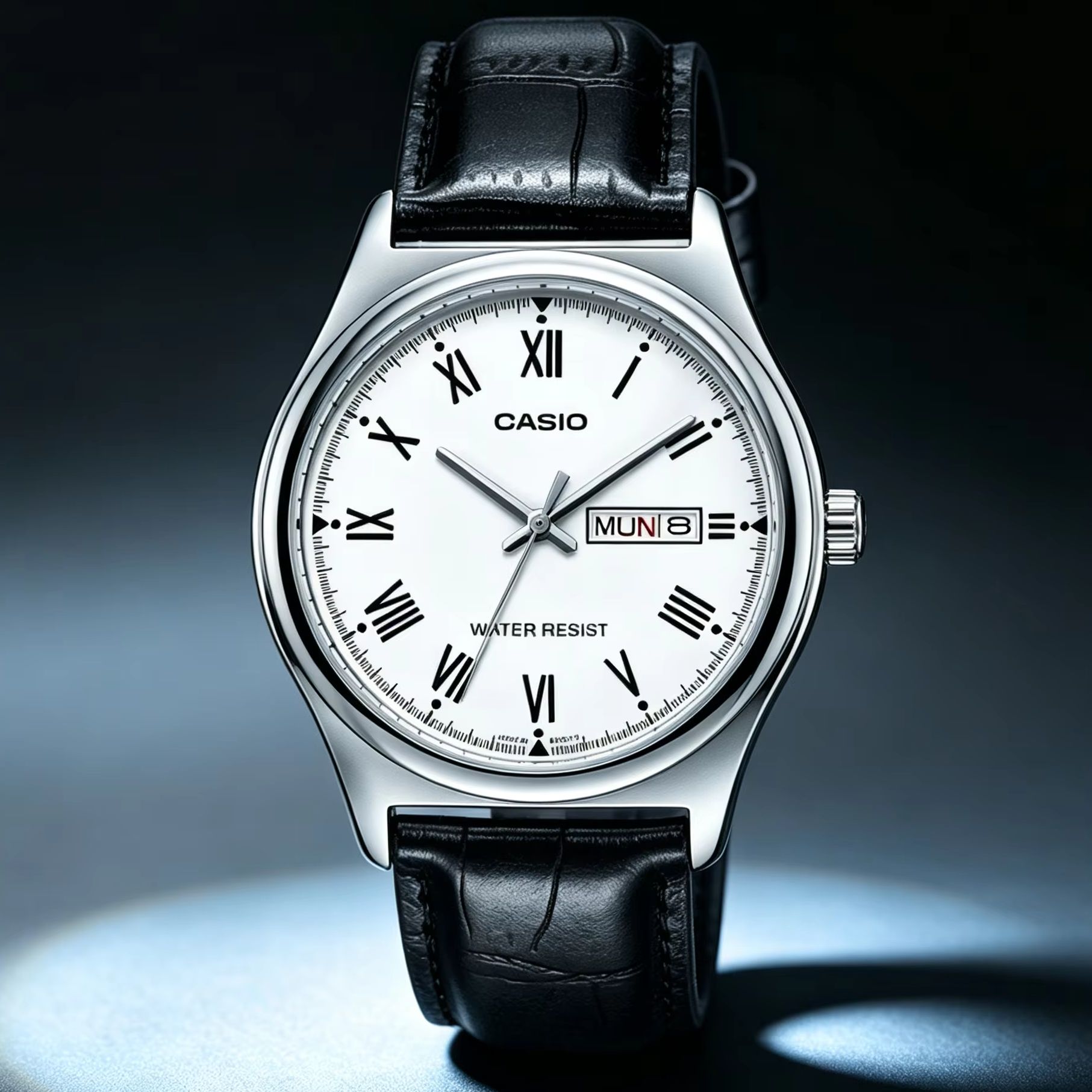 Leather Watch Band Men - Casio MTP‑V006L Men Analog Wrist Watch
