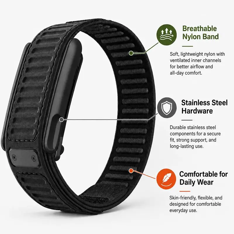 Nylon Silicone Loop Watch Band - Sport Loop Velcro review and price