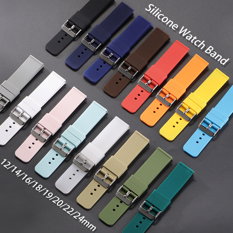 Silicone Strap 12mm 14mm 16mm  - Nato Strap Nylon review and price