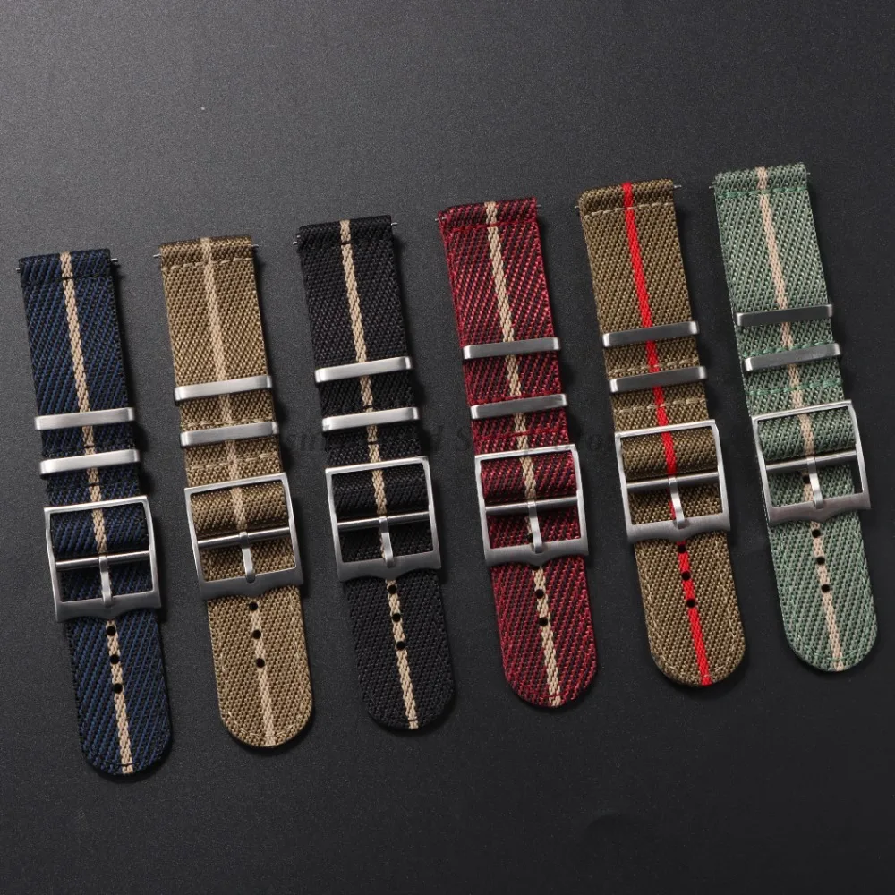 20nn 22mm Quick Release Nylon  - Suede Strap Watch review and price