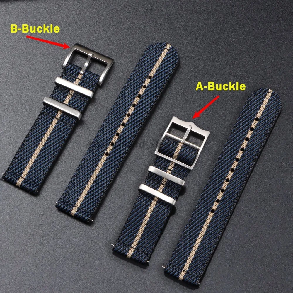 20nn 22mm Quick Release Nylon  - Suede Strap Watch review and price