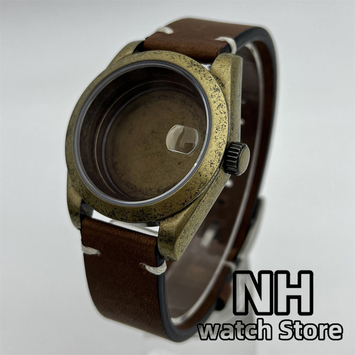 39mm Bronze Brushed Watch Case - Seiko Watch 5 Sports review and price