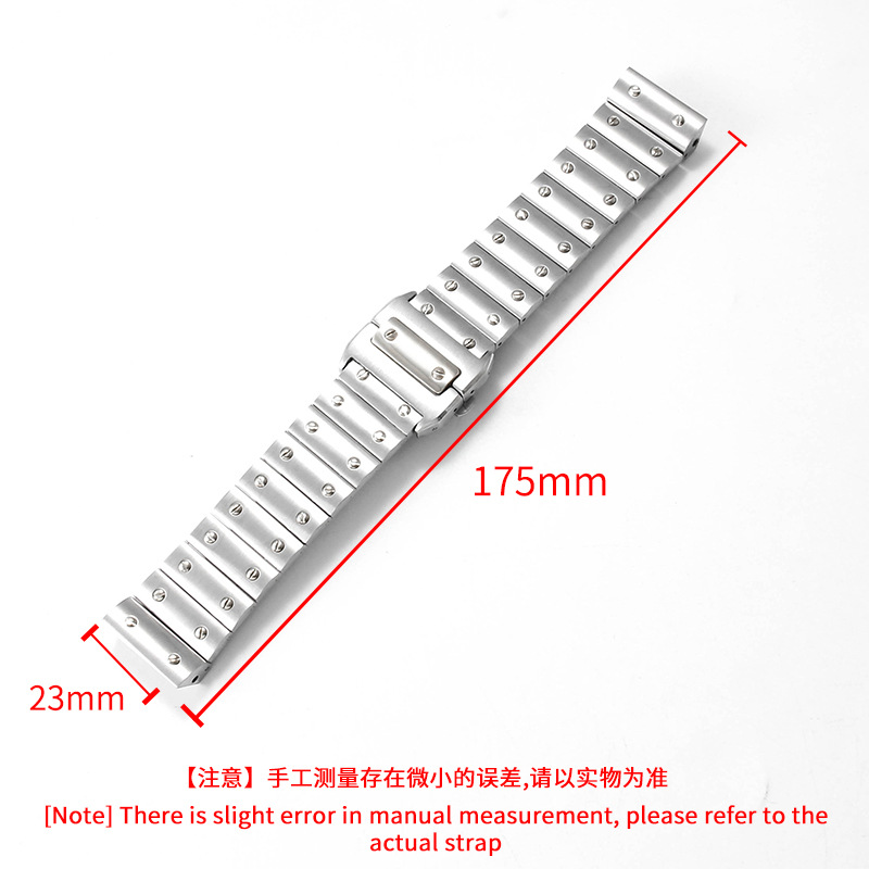 Stainless Steel Watch Strap Me - Cartier Watch Santos review and price