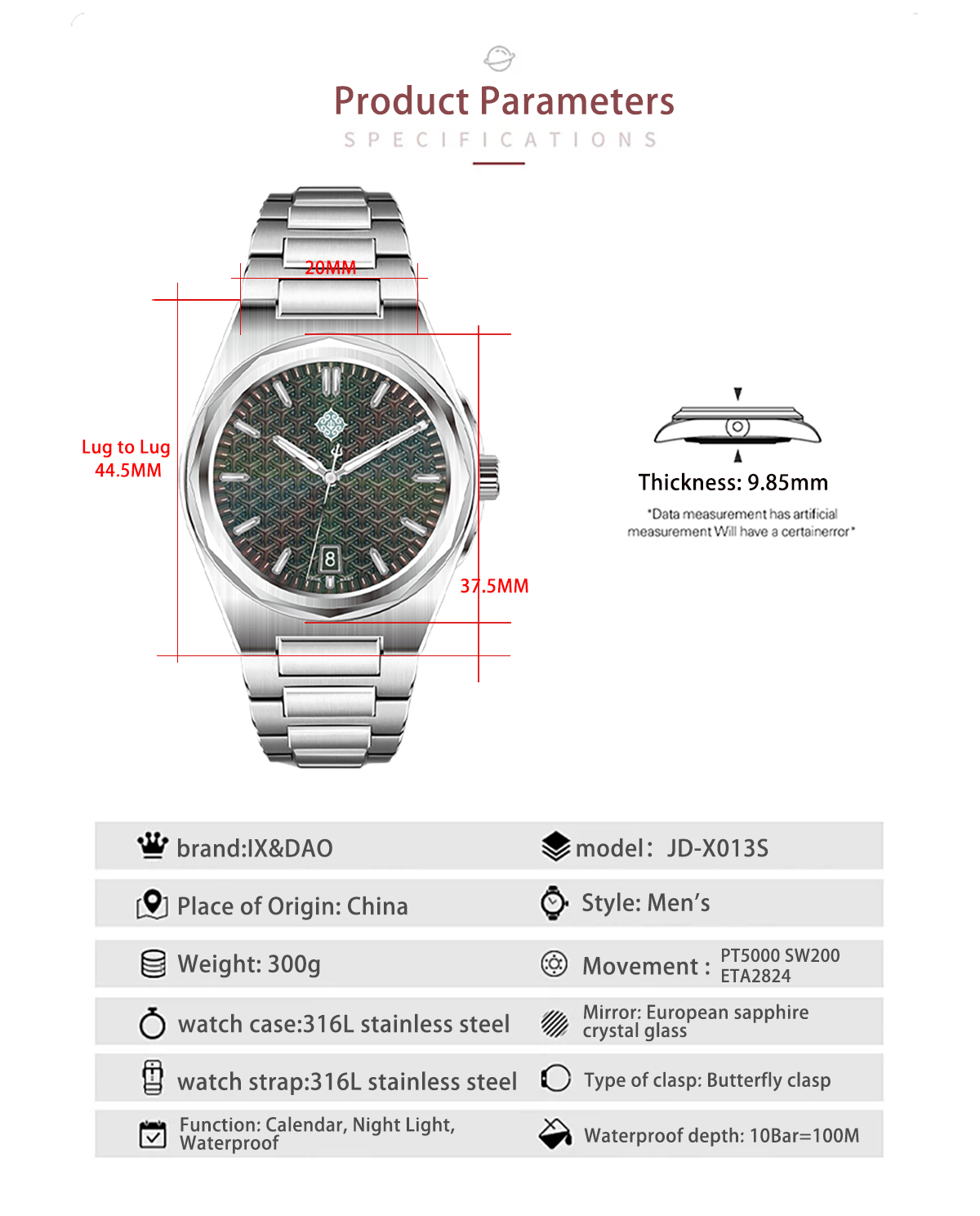 IX&DAO 2026 New Warrior 37mm M - Seiko Watch Presage review and price
