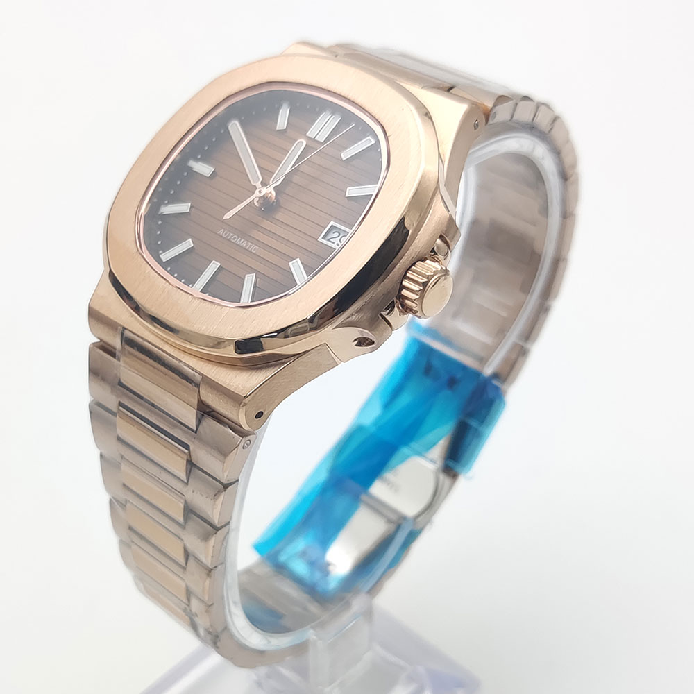Luxury Rose Gold 40MM Square N - Patek Philippe Watch Nautilus review and price