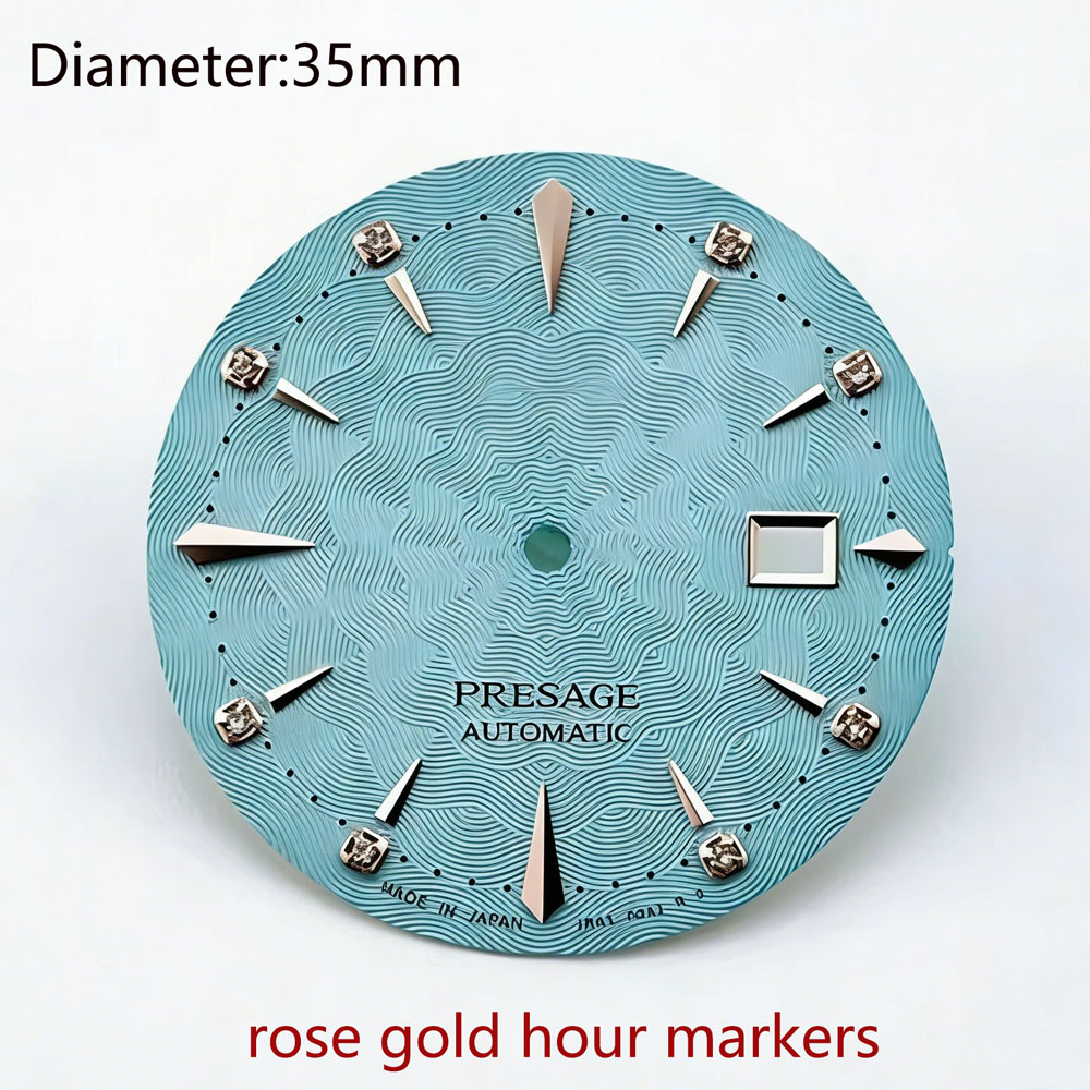 35mm NH35 S logo presage s dia - Seiko Watch Presage review and price