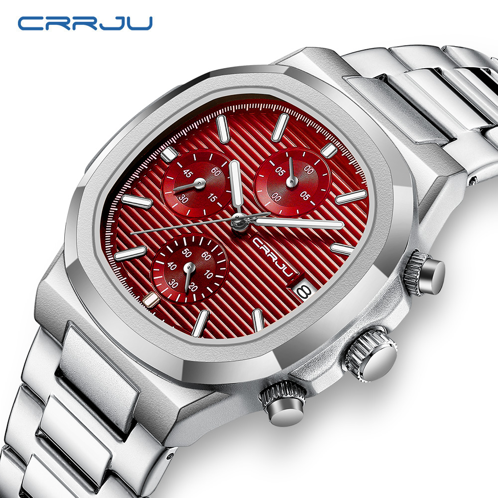 CRRJU Luxury Man Watch Busines - Patek Philippe Watch Nautilus review and price