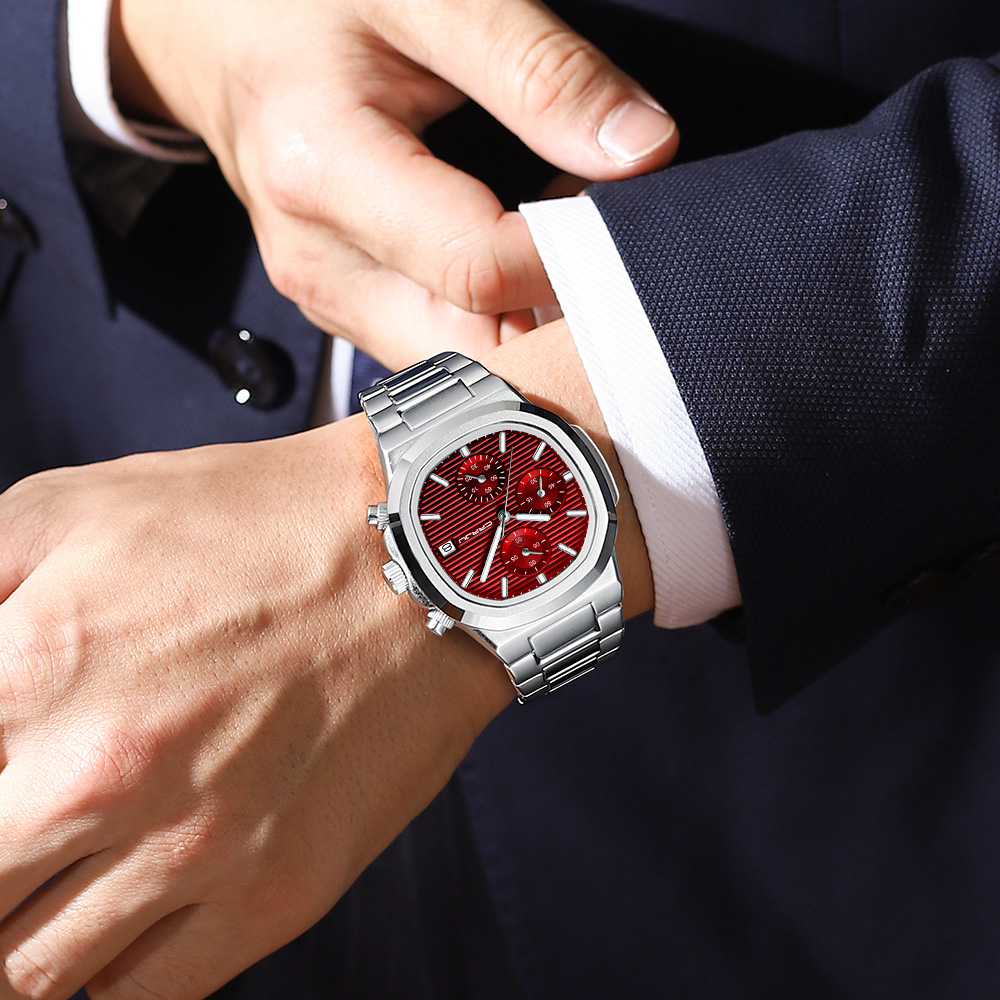 CRRJU Luxury Man Watch Busines - Patek Philippe Watch Nautilus review and price