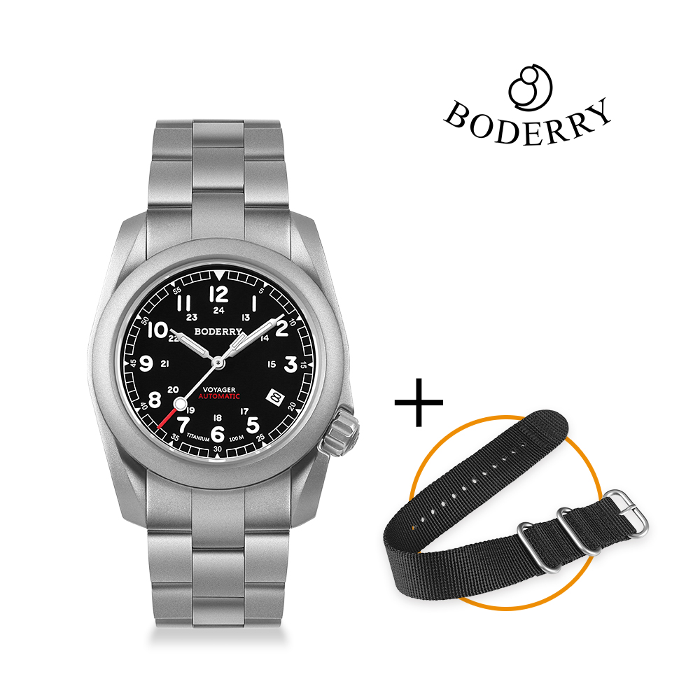 Boderry Voyager Field Watch Ti - Seiko Watch 5 Sports review and price