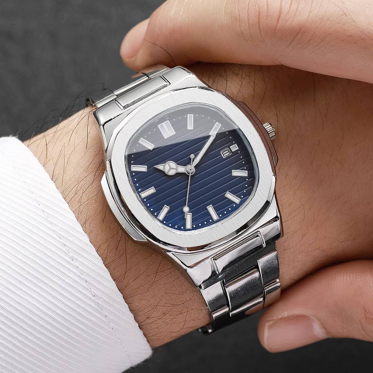 Fashion Square Men Business Wa - Patek Philippe Watch Nautilus review and price